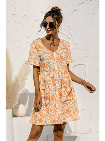 Ariel Tesoro Jurk oranje/crème