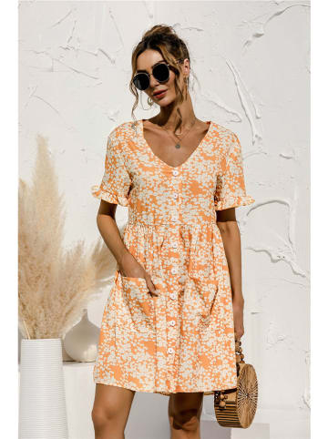 Ariel Tesoro Jurk oranje/crème