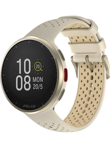 Polar Fitnessuhr "Pacer Pro" in Beige/ Gold