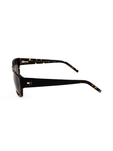 Tommy Hilfiger Heren zonnebril zwart/lichtbruin