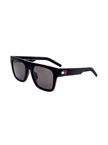 Tommy Hilfiger Herren-Sonnenbrille in Schwarz/ Grau