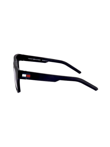 Tommy Hilfiger Herren-Sonnenbrille in Schwarz/ Grau