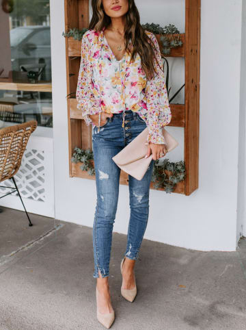 LA Angels Bluse in Creme