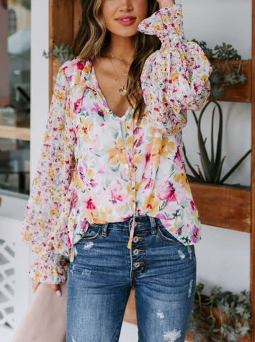LA Angels Bluse in Creme