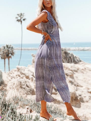 LA Angels Kleid in Blau/ Creme