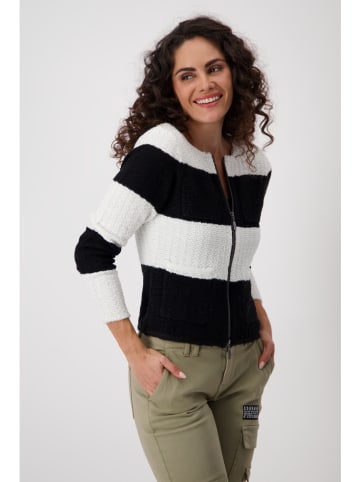 monari Cardigan in Weiß/ Schwarz