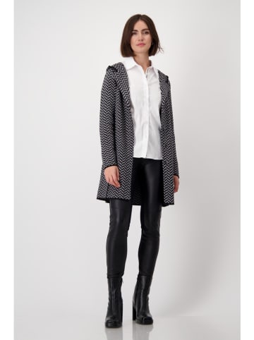 monari Cardigan in Schwarz/ Grau