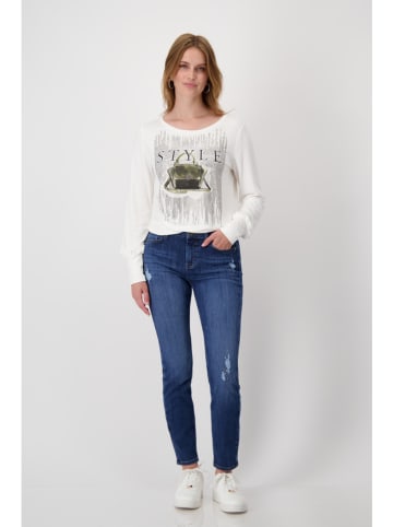monari Longsleeve in Weiß