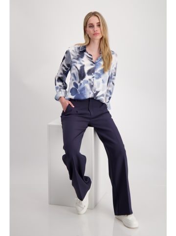 monari Blouse blauw/wit