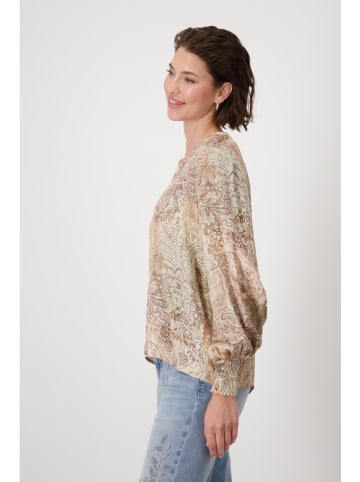 monari Bluse in Hellbraun