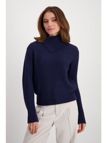 monari Rollkragenpullover in Dunkelblau