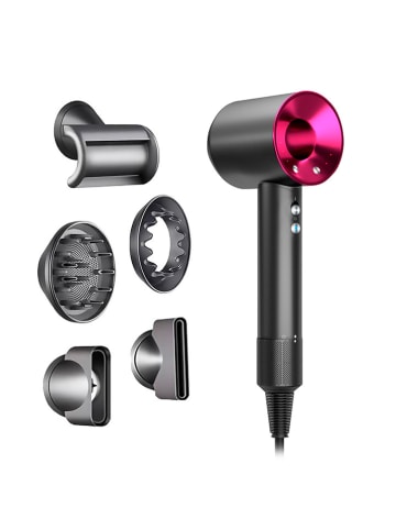 DAM Haardroger grijs/roze