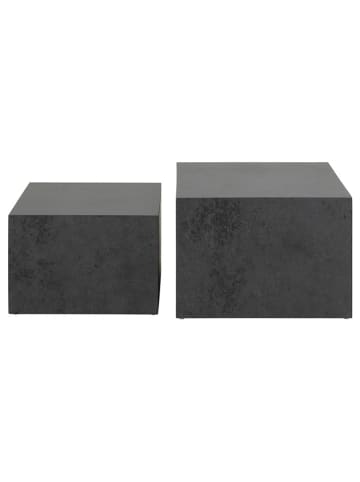 Actona 2er-Set: Couchtische "Dice" in Schwarz