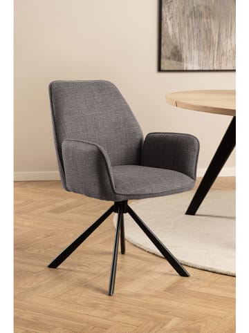 Actona 2er-Set: Esszimmerstühle "Glenda" in Grau/ Braun - (B)61 x (H)88,5 x (T)63 cm