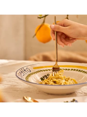 BELLA MAISON Pastateller "Lemoncello" in Weiß/ Bunt - Ø 27 cm