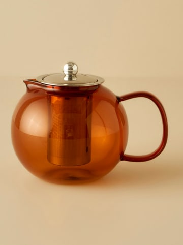 BELLA MAISON Teekanne in Orange/ Silber - 1,45 l