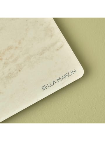 BELLA MAISON Deska "Marbella" w kolorze biało-szarym do krojenia - 35 x 25 cm