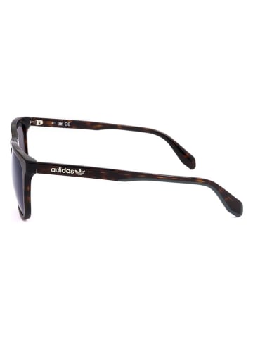 adidas Męskie okulary przeciwsłoneczne w kolorze brązowo-granatowym