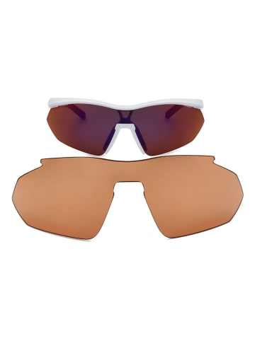 adidas Damen-Sonnenbrille in Weiß/ Orange