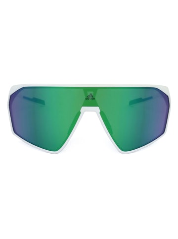 adidas Herren-Sonnenbrille in Grün/ Weiß