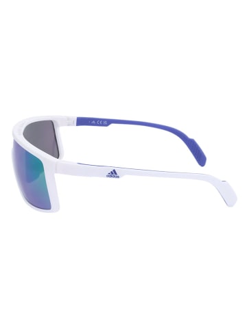 adidas Unisex-Sonnenbrille in Weiß/ Grün