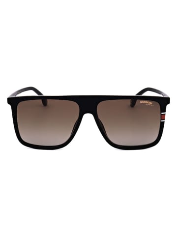 Carrera Męskie okulary przeciwsłoneczne w kolorze czarno-brązowym