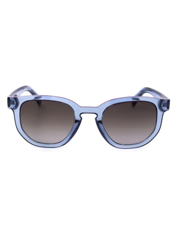 Levi's Okulary przeciwsłoneczne unisex w kolorze błękitno-brązowym