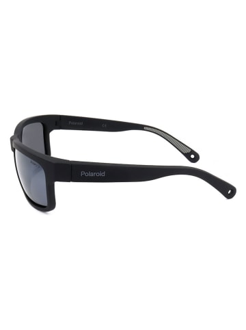 Polaroid Herren-Sonnenbrille in Schwarz/ Hellblau