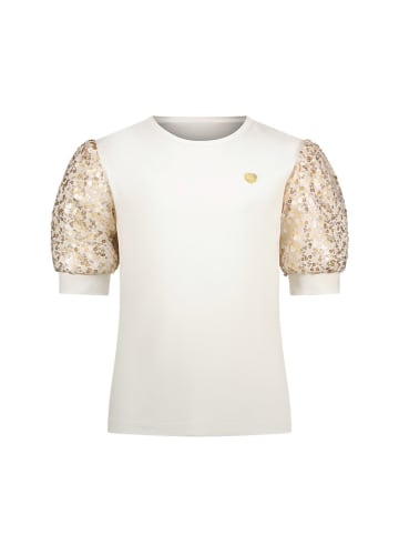 Le Chic Shirt "Noshany" in Weiß/ Gold