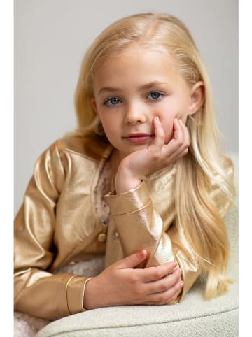 Like Flo Kunstlederjacke in Gold