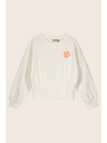 Like Flo Sweatshirt "Daffy" in Weiß