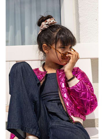 Like Flo Wende-Blouson "Amber" in Pink/ Beige/ Braun