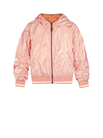NONO Wende-Übergangsjacke "Beau" in Orange/ Rosa
