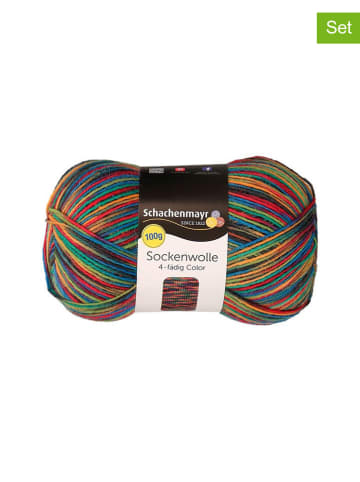 Schachenmayr since 1822 10er-Set: Wollgarne ''Sockenwolle'' in Bunt - 10x 100 g