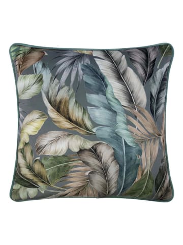 Mars & More Kissen "Milton" in Blau/ Beige - (L)45 x (B)45 cm