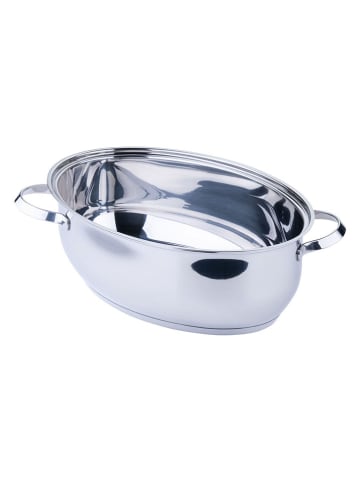 Fackelmann 3tlg Set: Edelstahl-Bräter "Rosenheim" - 8,2 l