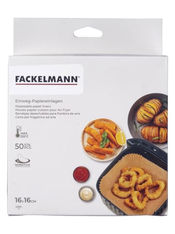 Fackelmann Backpapier "Airfryer" in Hellbraun - 50 Stück