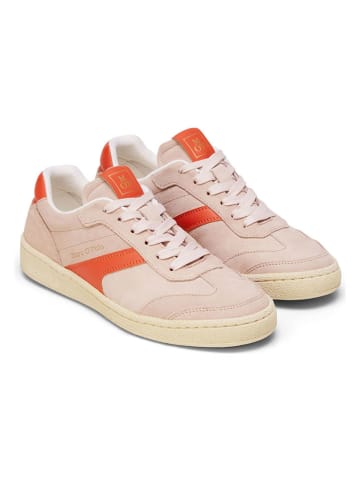 Marc O´Polo Leder-Sneakers in Rosa/ Rot