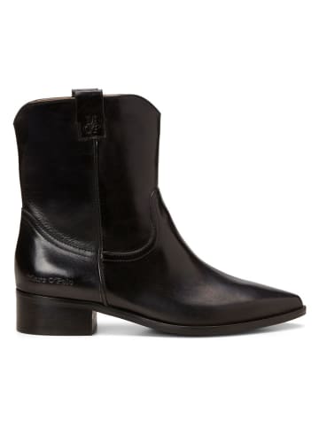 Marc O´Polo Leder-Stiefeletten in Schwarz