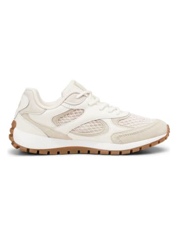 Marc O´Polo Leren sneakers wit/beige