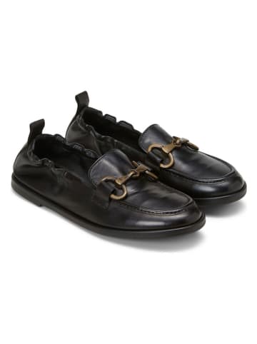Marc O´Polo Leder-Mokassins in Schwarz