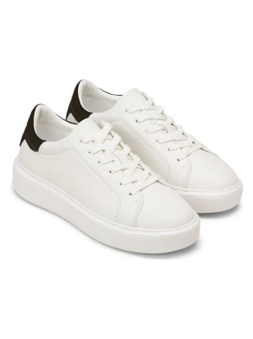 Marc O´Polo Leren sneakers wit/zwart