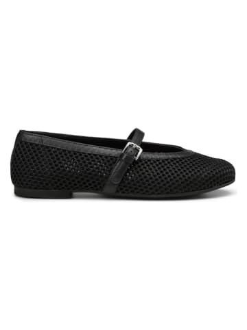 Marc O'Polo Shoes Leder-Spangenballerinas in Schwarz