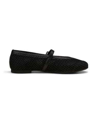 Marc O´Polo Leder-Spangenballerinas in Schwarz