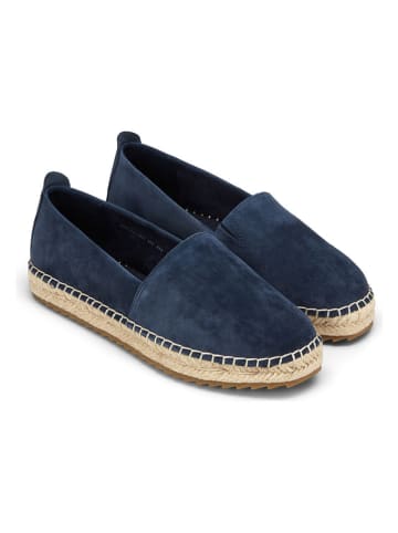 Marc O´Polo Leder-Espadrilles in Dunkelblau