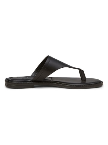 Marc O´Polo Leder-Pantoletten in Schwarz