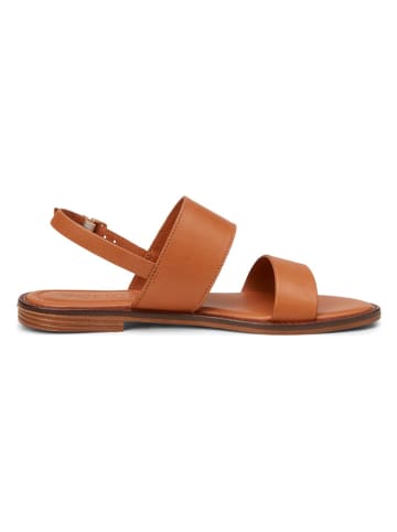 Marc O´Polo Leder-Sandalen in Hellbraun