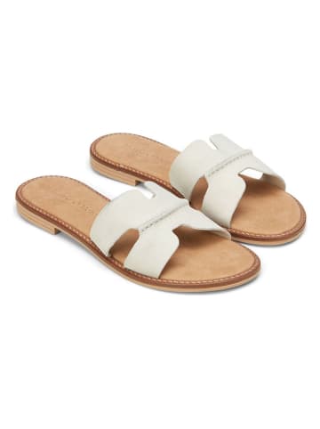 Marc O´Polo Leren slippers crème