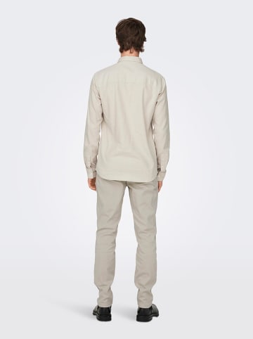 ONLY & SONS Hemd "Gudmund" in Beige