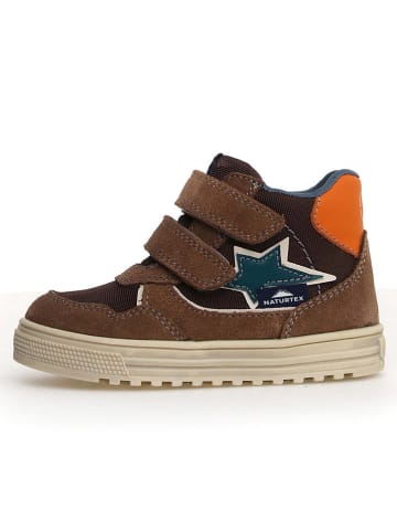 Naturino Leder-Sneakers "Hess 3" in Hellbraun